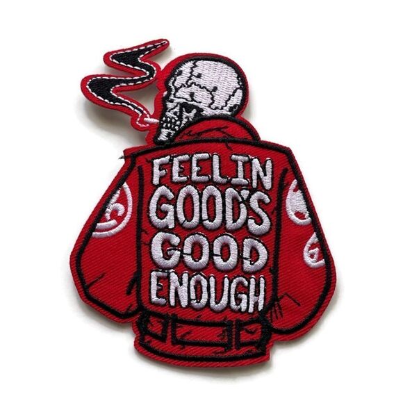 Feelin Good’s Good Enough Embroidered Emblem Patch - Picture 1 of 3